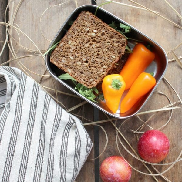 Madkasse i rustfrit stål - Bento medium 1