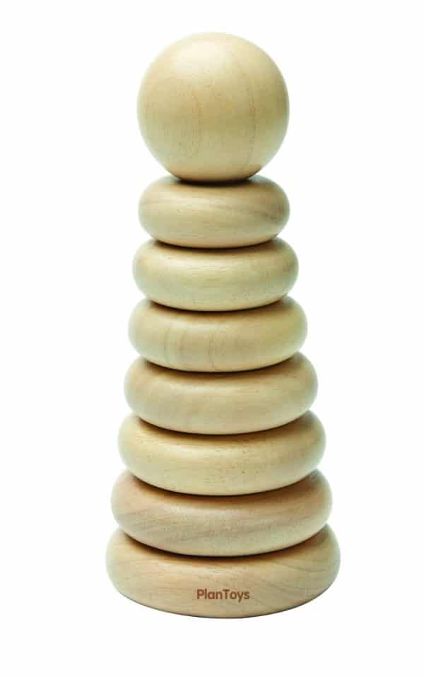 PlanToys - Natur stabelringe