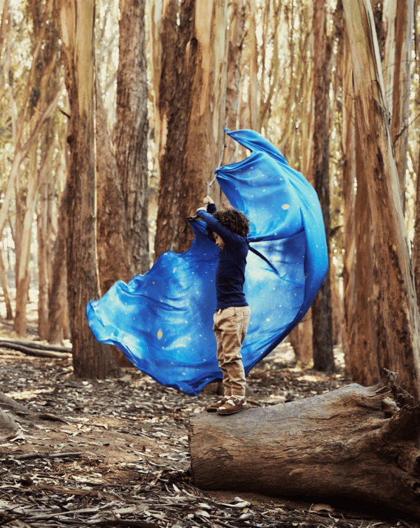 Sarahs Silks Legesilke 90 x 275 cm Stjernehimmel