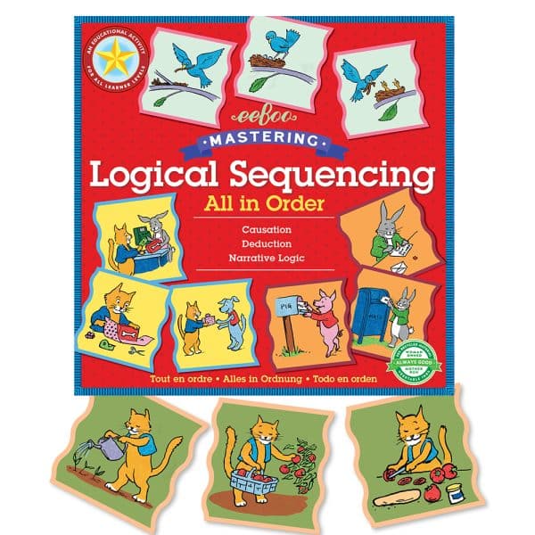 eeBoo - Leg & Lær puslespil - Logisk rækkefølge - Image 3