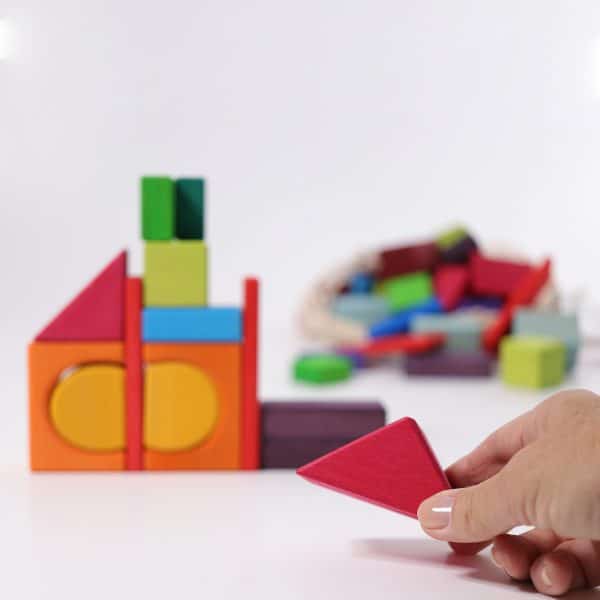 Grimms - 60 Colored Geo-Blocks - Image 3