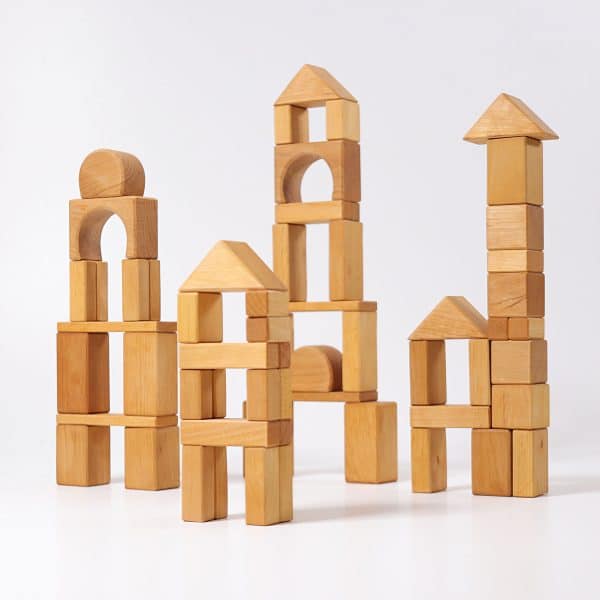 Grimms - 60 Natural Geo-Blocks - Image 5