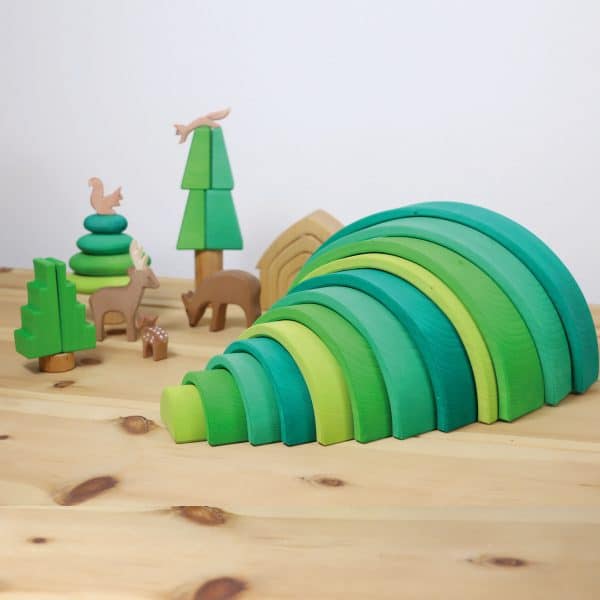 Grimms - Large Rainbow forest green - Image 4