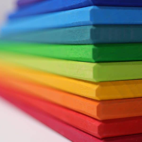 Grimms - Rainbow Building Boards - Image 3