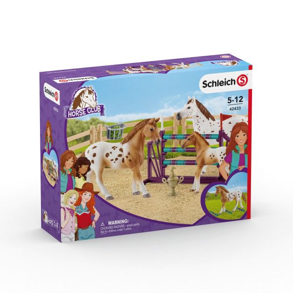 Schleich - Tournament training set & Appaloosa hors