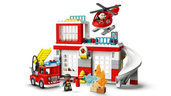 LEGO - DUPLO - Brandstation og helikopter - Image 4
