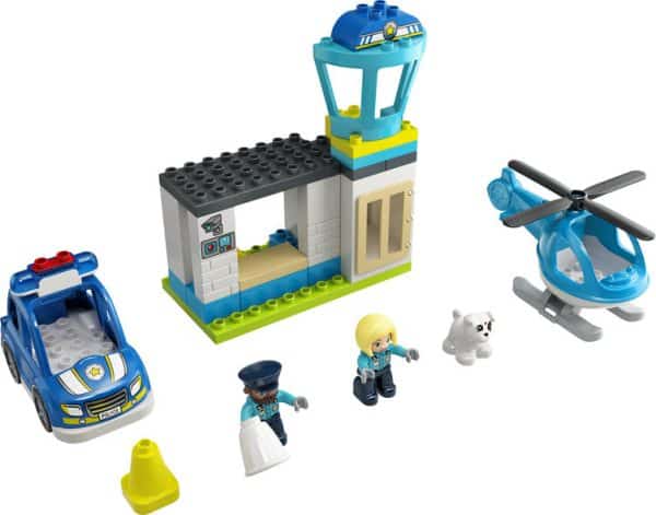 LEGO - DUPLO - Politistation og helikopter - Image 3