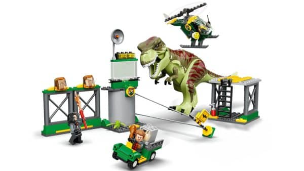 LEGO - Jurassic World - T. rex på dinosaurflugt - Image 4