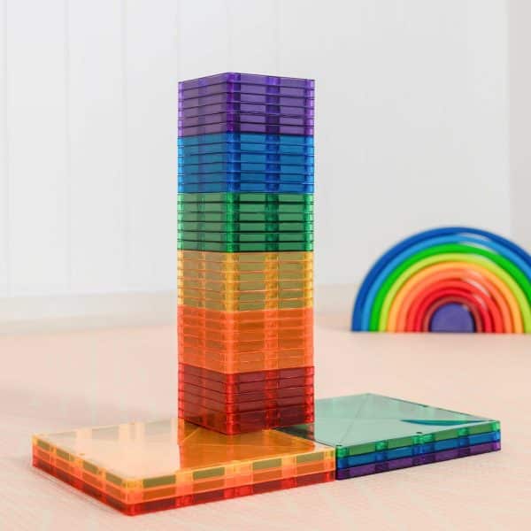 Connetix - 42 dele - Rainbow Square Pack - Image 3