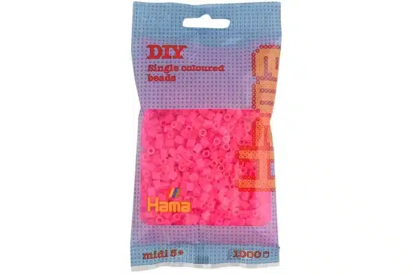 HAMA - HAMA Hama midi perler 1000stk neon fuschia (207-32)