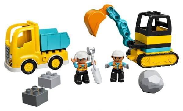 LEGO - DUPLO - Lastbil og gravemaskine på larvefødder - Image 3
