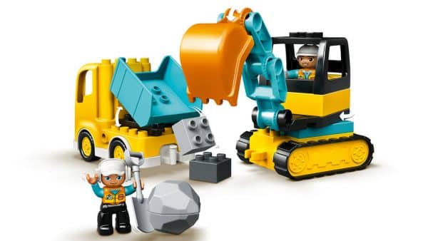 LEGO - DUPLO - Lastbil og gravemaskine på larvefødder - Image 4