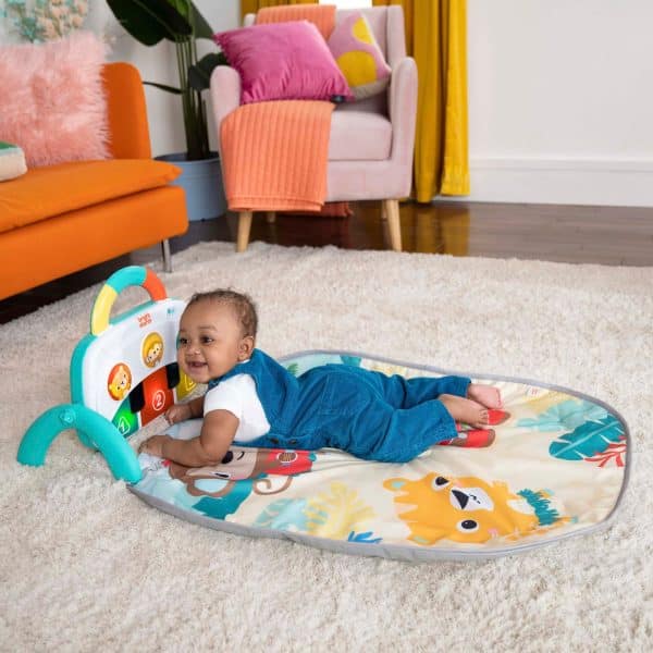 BRIGHT STARTS - Bright Starts 4-in-1 Groovin’ Kicks™ aktivitets-gym med klaver og tromme - Image 5