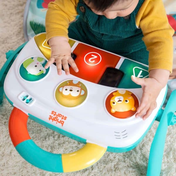 BRIGHT STARTS - Bright Starts 4-in-1 Groovin’ Kicks™ aktivitets-gym med klaver og tromme - Image 7
