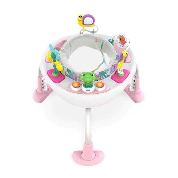 BRIGHT STARTS - Bright Starts Bounce Bounce Baby™ 2-i-1 legetrampolin og bord - Image 2