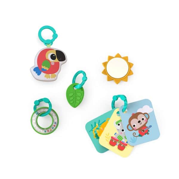 BRIGHT STARTS - Bright Starts 4-in-1 Groovin’ Kicks™ aktivitets-gym med klaver og tromme - Image 2