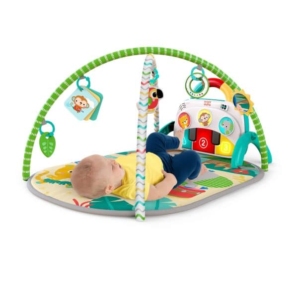 BRIGHT STARTS - Bright Starts 4-in-1 Groovin’ Kicks™ aktivitets-gym med klaver og tromme - Image 3