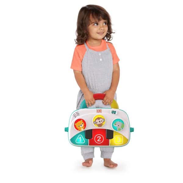 BRIGHT STARTS - Bright Starts 4-in-1 Groovin’ Kicks™ aktivitets-gym med klaver og tromme - Image 12